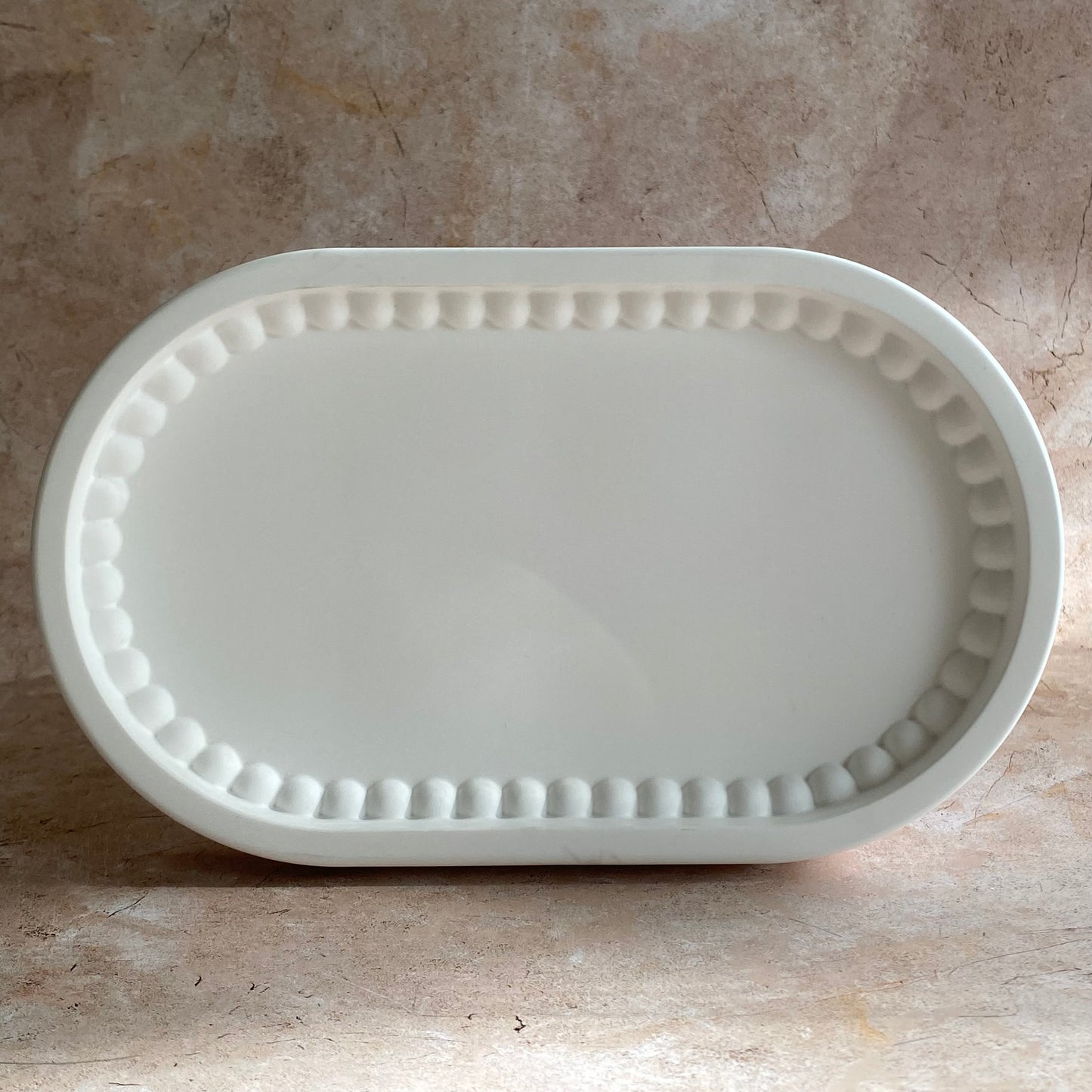 Beaded Oval Tray - Small