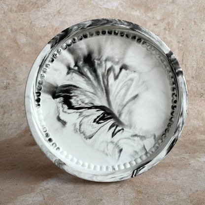 Beaded Round Tray - Small