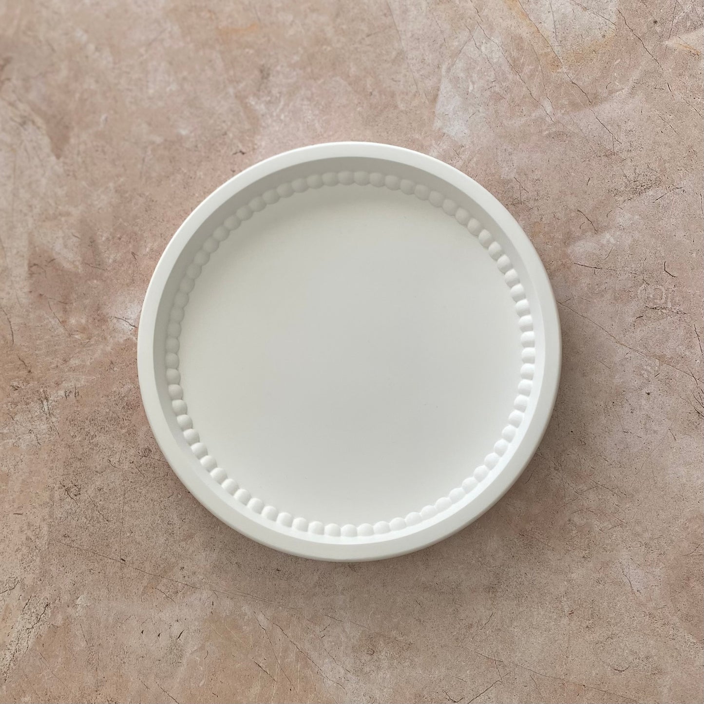 Beaded Round Tray - Small