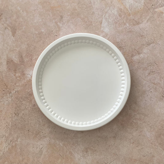 Beaded Round Tray - Small